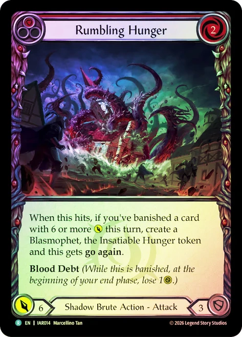 Rumbling Hunger (Red)
Usurp the Shadow Throne
Single
Flesh and Blood