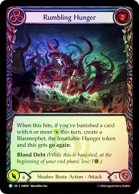 Rumbling Hunger (Blue)
Usurp the Shadow Throne
Single
Flesh and Blood
