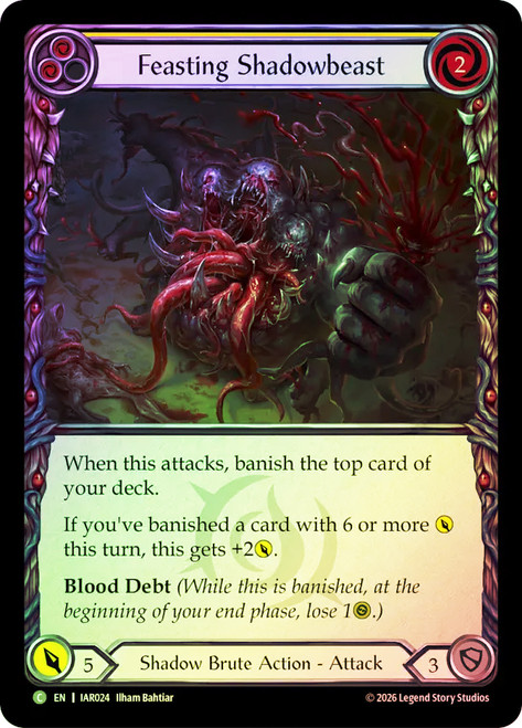 Feasting Shadowbeast (Yellow)
Usurp the Shadow Throne
Single
Flesh and Blood