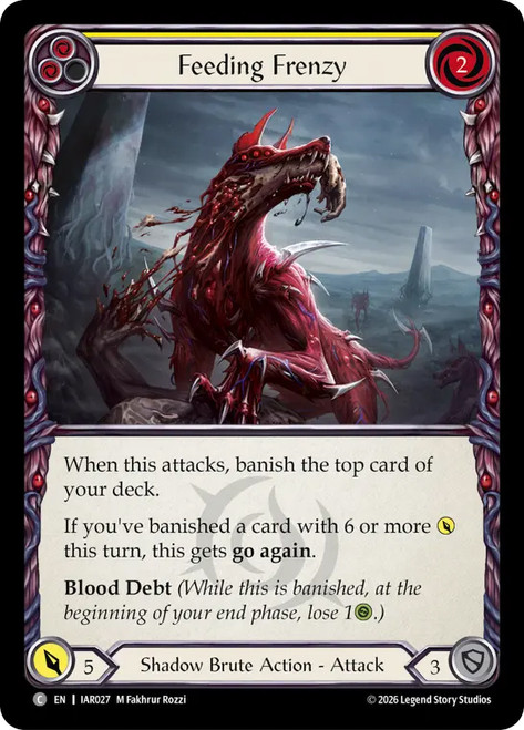 Feeding Frenzy (Yellow)
Usurp the Shadow Throne
Single
Flesh and Blood