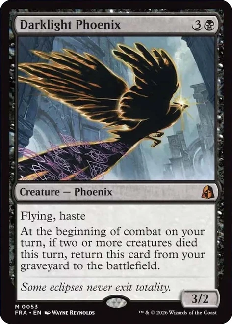 Darklight Phoenix
Reality Fracture
Single
Magic: The Gathering