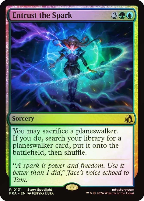 Entrust the Spark
Reality Fracture
Single
Magic: The Gathering