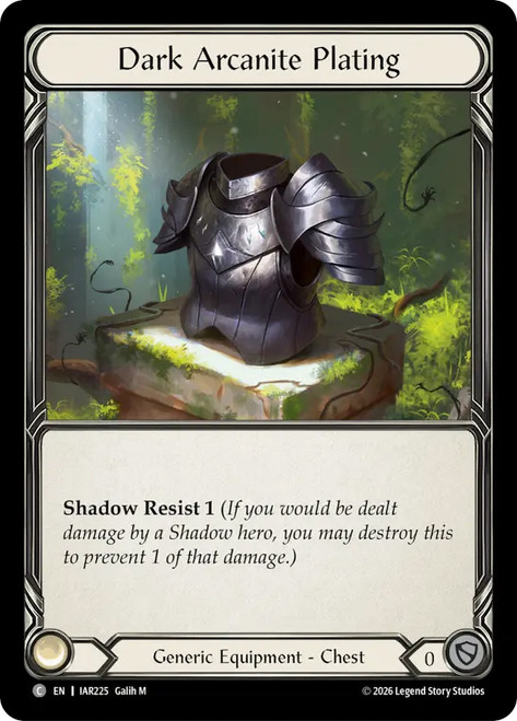 Dark Arcanite Plating
Usurp the Shadow Throne
Single
Flesh and Blood