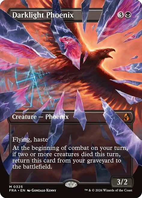 Darklight Phoenix (#325)
Reality Fracture
Single
Magic: The Gathering