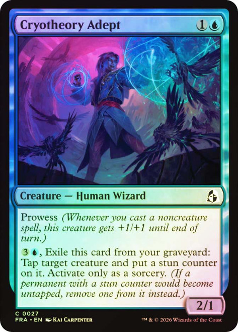 Cryotheory Adept
Reality Fracture
Single
Magic: The Gathering