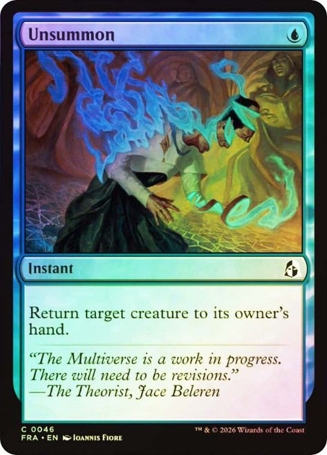 Unsummon
Reality Fracture
Single
Magic: The Gathering