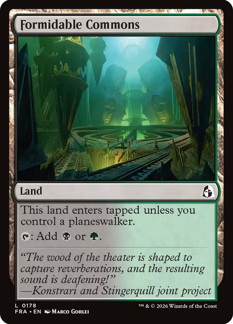 Formidable Commons
Reality Fracture
Single
Magic: The Gathering