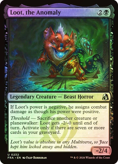 Loot, the Anomaly
Reality Fracture
Single
Magic: The Gathering