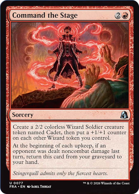 Command the Stage
Reality Fracture
Single
Magic: The Gathering