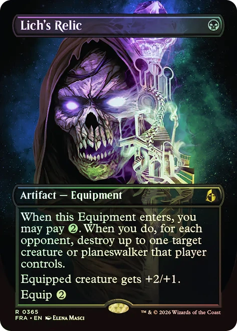 Lich's Relic
Reality Fracture
Single
Magic: The Gathering