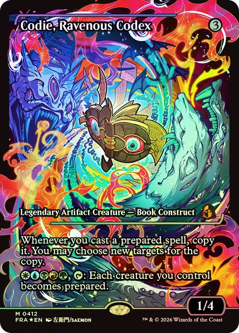 Codie, Ravenous Codex
Reality Fracture
Single
Magic: The Gathering