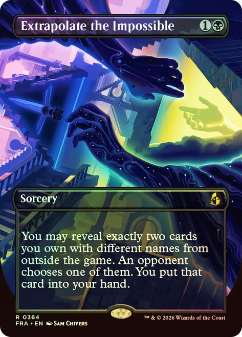 Extrapolate the Impossible
Reality Fracture
Single
Magic: The Gathering