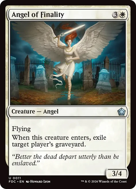Angel of Finality
Foundations Commander
Single
Magic: The Gathering