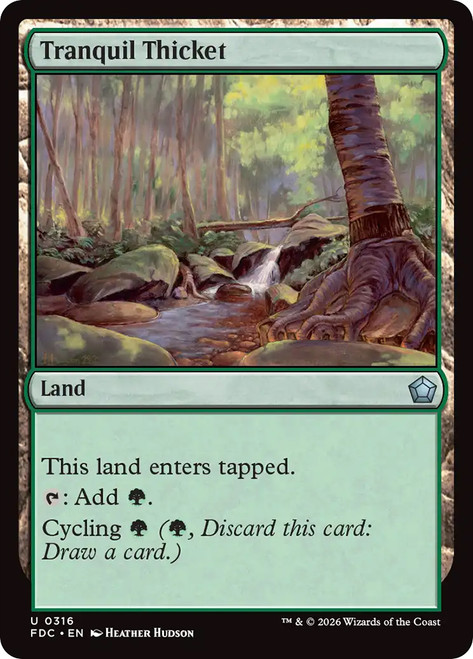 Tranquil Thicket | Foundations Commander | Star City Games