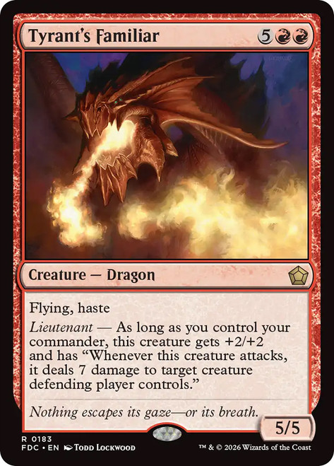 Tyrant's Familiar
Foundations Commander
Single
Magic: The Gathering