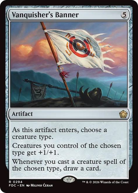 Vanquisher's Banner
Foundations Commander
Single
Magic: The Gathering