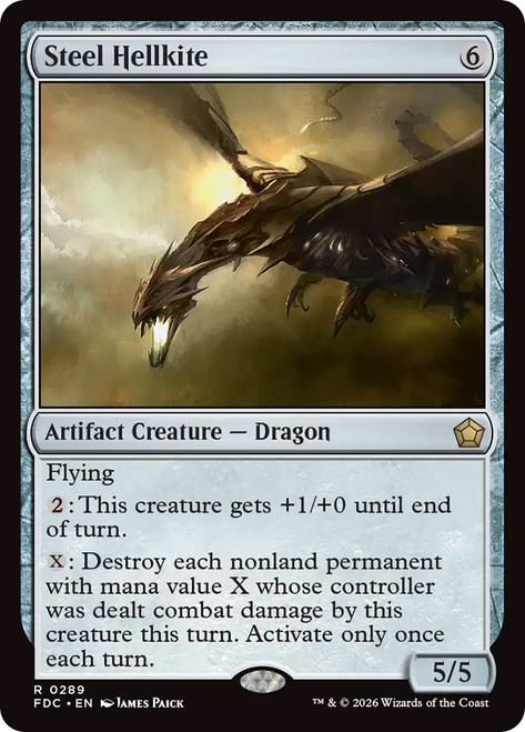 Steel Hellkite
Foundations Commander
Single
Magic: The Gathering