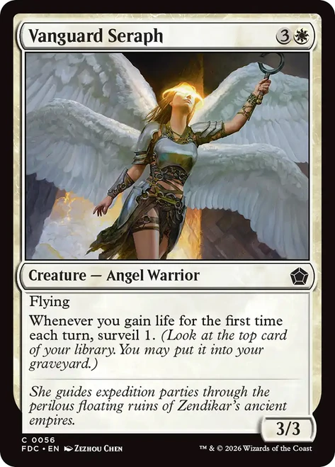 Vanguard Seraph
Foundations Commander
Single
Magic: The Gathering