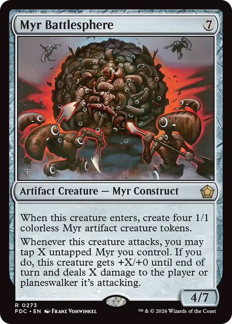 Myr Battlesphere
Foundations Commander
Single
Magic: The Gathering