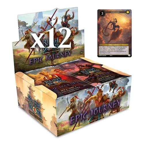 Rush of Ikorr - Epic Journey Booster Case & SCG-Exclusive Cloudstride Promo (12 Boxes & 12 Promos)
Epic Journey
Sealed
Rush of Ikorr
