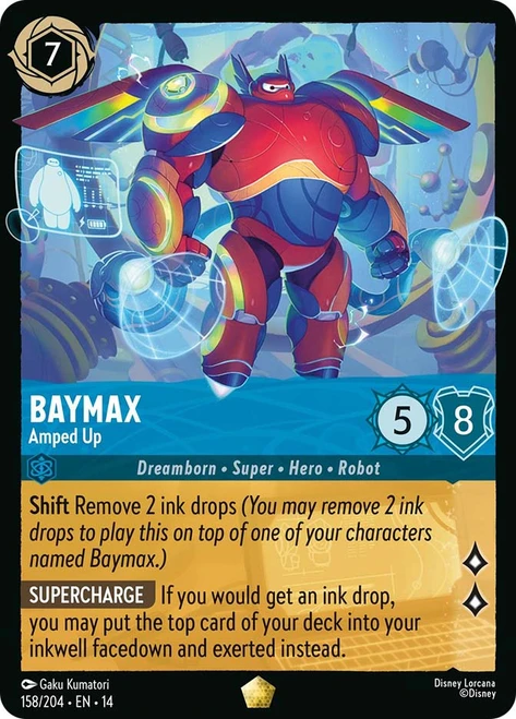 Baymax - Amped Up
Hyperia City
Single
Disney Lorcana