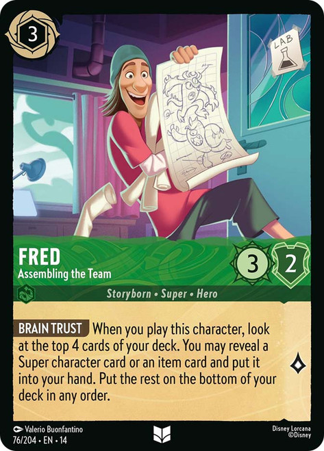 Fred - Assembling the Team
Hyperia City
Single
Disney Lorcana