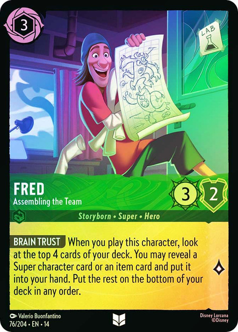 Fred - Assembling the Team
Hyperia City
Single
Disney Lorcana