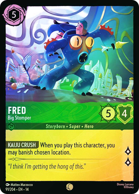 Fred - Big Stomper
Hyperia City
Single
Disney Lorcana