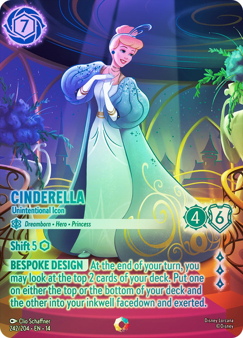 Cinderella - Unintentional Icon Iconic card, Hyperia City 242/204