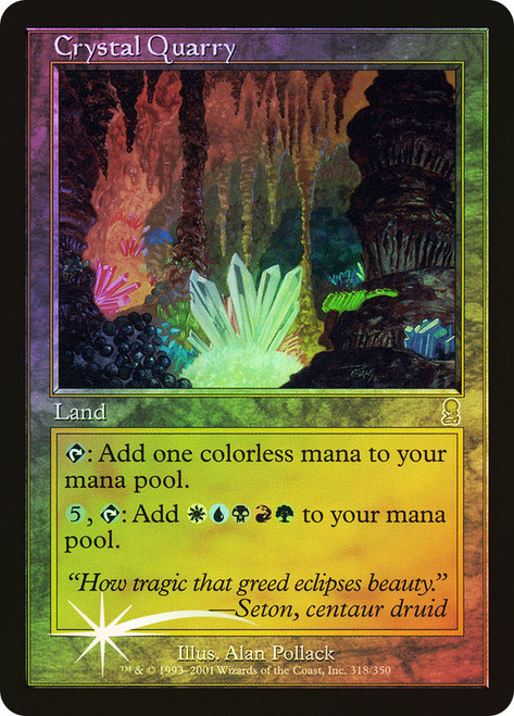 Crystal Quarry (#145) (Borderless) (Galaxy Foil) | Stellar