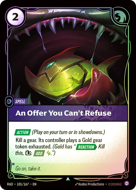 An Offer You Can't Refuse
Radiance
Single
Riftbound