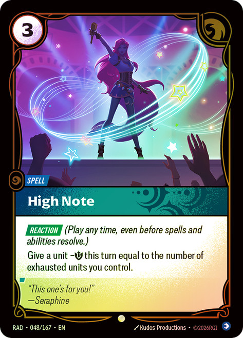 High Note
Radiance
Single
Riftbound