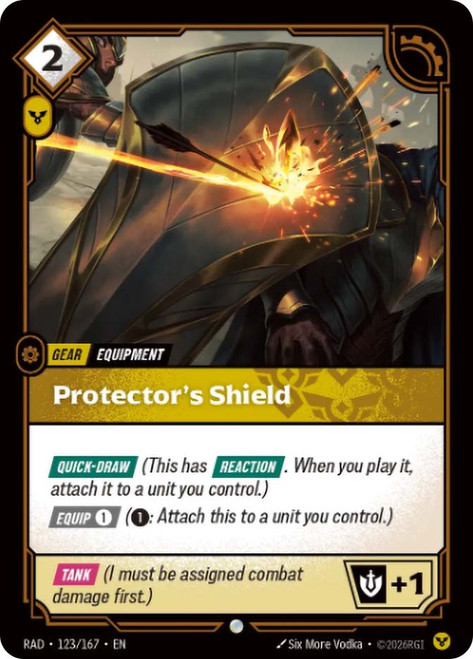 Protector's Shield
Radiance
Single
Riftbound