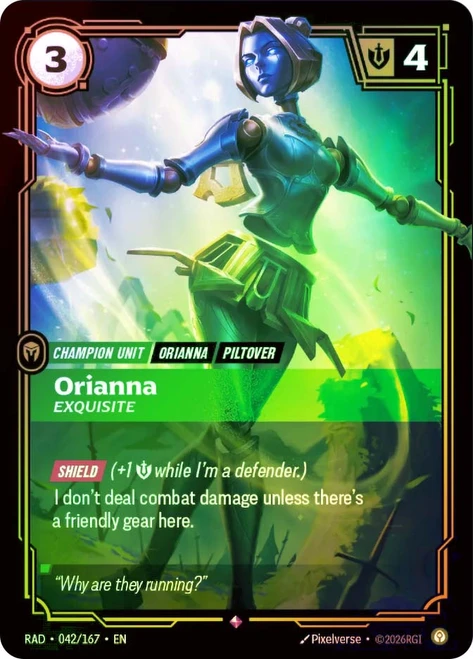 Orianna - Exquisite
Radiance
Single
Riftbound