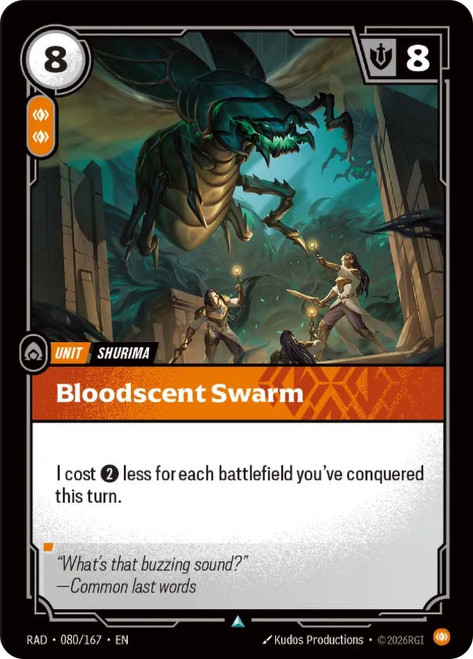 Bloodscent Swarm
Radiance
Single
Riftbound