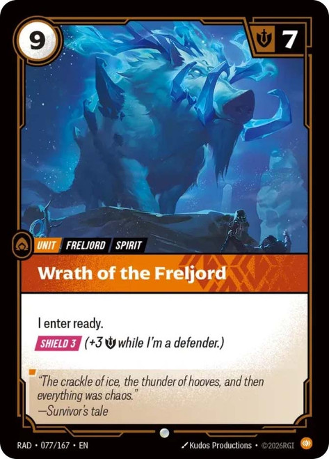 Wrath of the Freljord
Radiance
Single
Riftbound