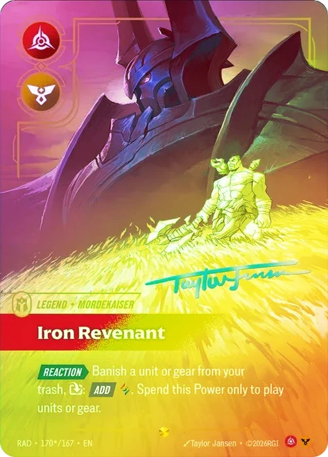 Mordekaiser - Iron Revenant
Radiance
Single
Riftbound