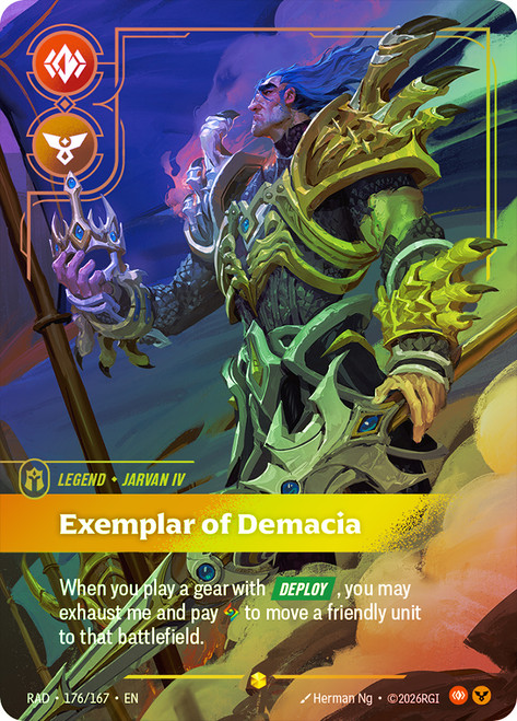 Jarvan IV - Exemplar of Demacia
Radiance
Single
Riftbound