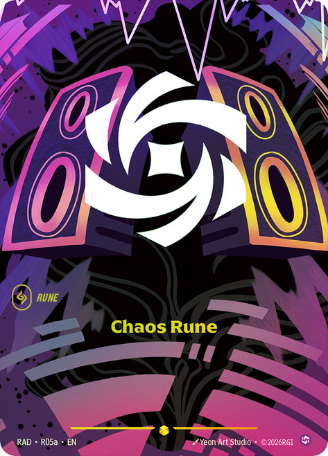 Chaos Rune
Radiance
Single
Riftbound
