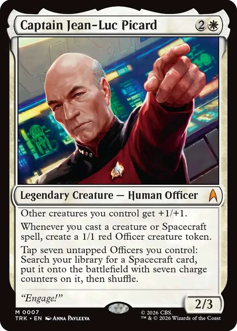 Captain Jean-Luc Picard
Star Trek
Single
Magic: The Gathering