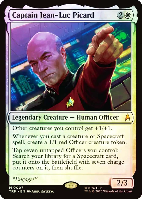 Captain Jean-Luc Picard
Star Trek
Single
Magic: The Gathering