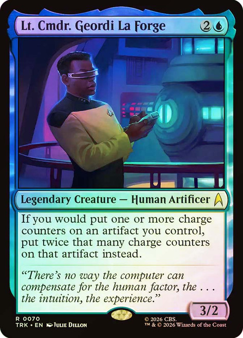 Lt. Cmdr. Geordi La Forge
Star Trek
Single
Magic: The Gathering