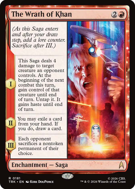 The Wrath of Khan
Star Trek
Single
Magic: The Gathering