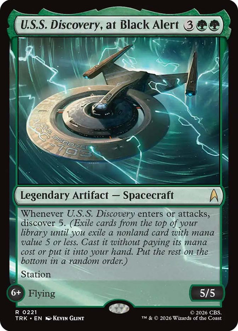 U.S.S. Discovery, at Black Alert
Star Trek
Single
Magic: The Gathering