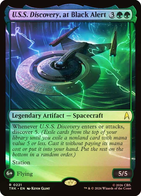 U.S.S. Discovery, at Black Alert
Star Trek
Single
Magic: The Gathering