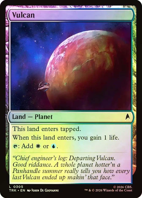 Vulcan
Star Trek
Single
Magic: The Gathering