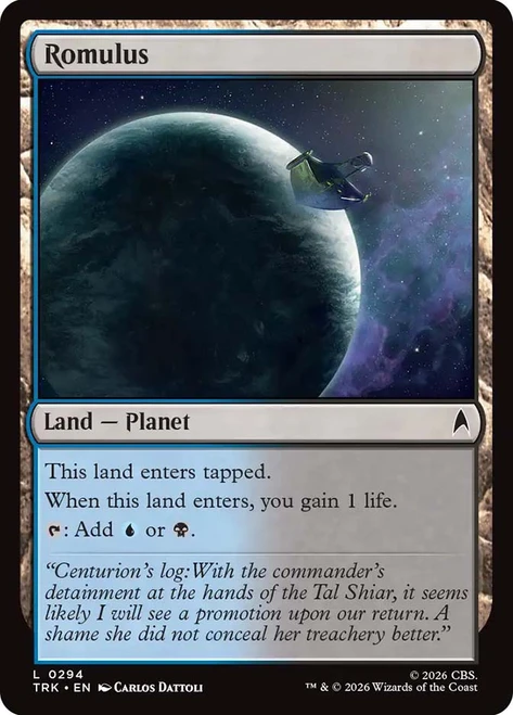 Romulus
Star Trek
Single
Magic: The Gathering