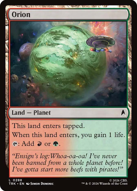 Orion
Star Trek
Single
Magic: The Gathering