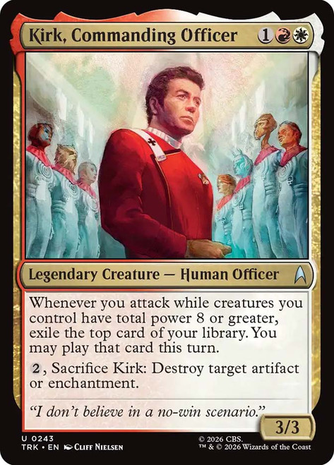 Kirk, Commanding Officer
Star Trek
Single
Magic: The Gathering