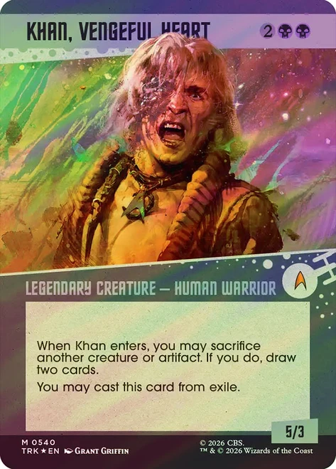 Khan, Vengeful Heart
Star Trek
Single
Magic: The Gathering